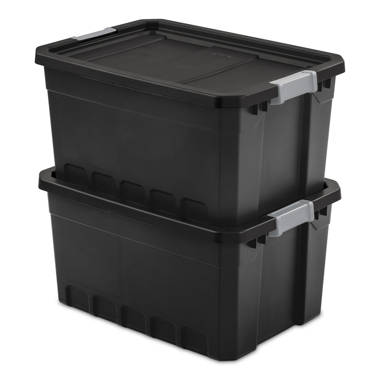 Sterilite 19373v06 50 quart clear latched plastic best sale storage container